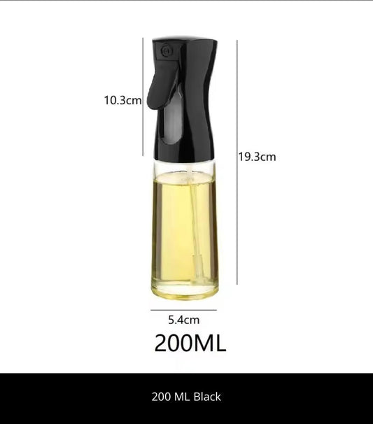 200ml Oil Spray Bottle Kitchen Baking Olive Oil Dispenser Camping BBQ Baking Salad Vinegar Soy Sauce Sprayer Containers