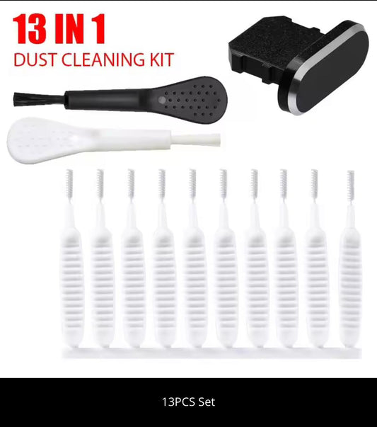 13PCS Mobile Phone Speaker Dust Removal Cleaner Tool Kit For iPhone 14 13 Pro Max Earphones Charge Port Dustproof Cleaning Brush