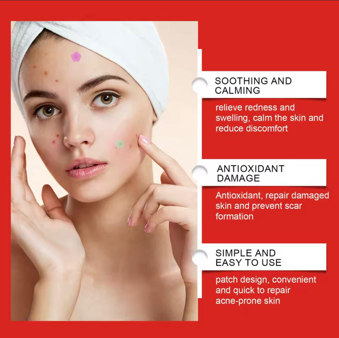 240Pcs New High-end Pimple Patch Acne Patches Heart/Star Shape Acne Dots Patches Moisturizes for Covering Zits and Blemishes